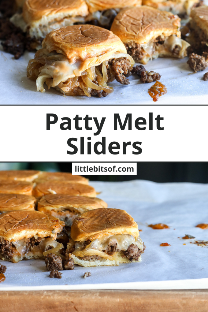 These Patty Melt Sliders are perfect for any gathering and are absolutely delicious!!