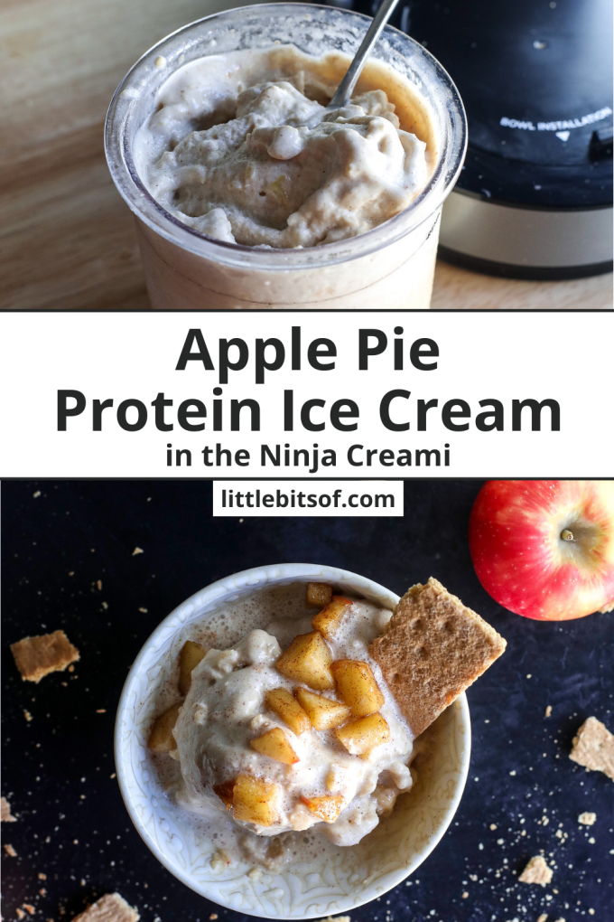 Chunky Monkey Protein Ice Cream (Ninja CREAMi) - Little Bits of