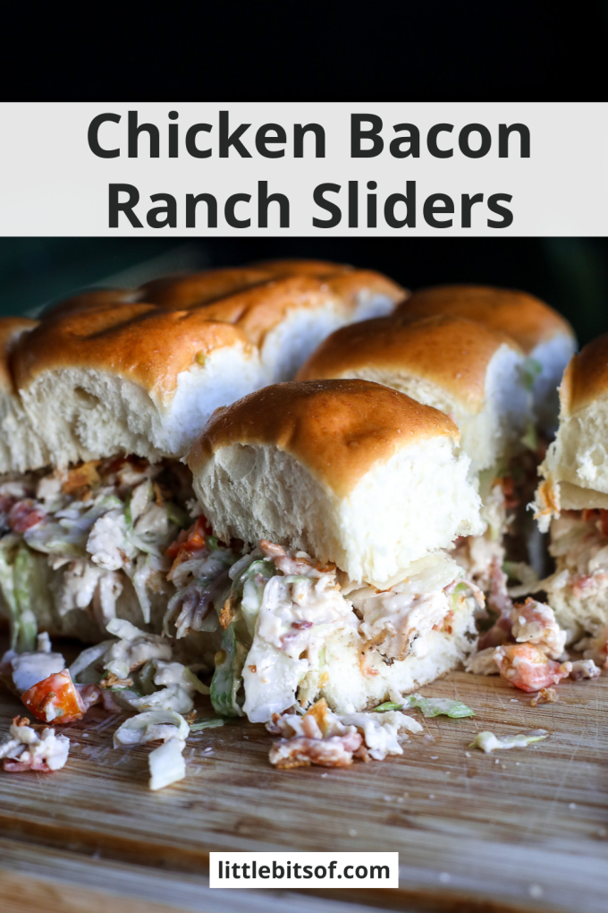 These Chicken Bacon Ranch Sliders are so tasty and easy to throw together with the best flavor combination!