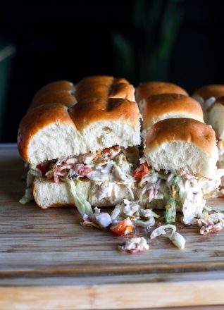 These Chicken Bacon Ranch Sliders are so tasty and easy to throw together with the best flavor combination!