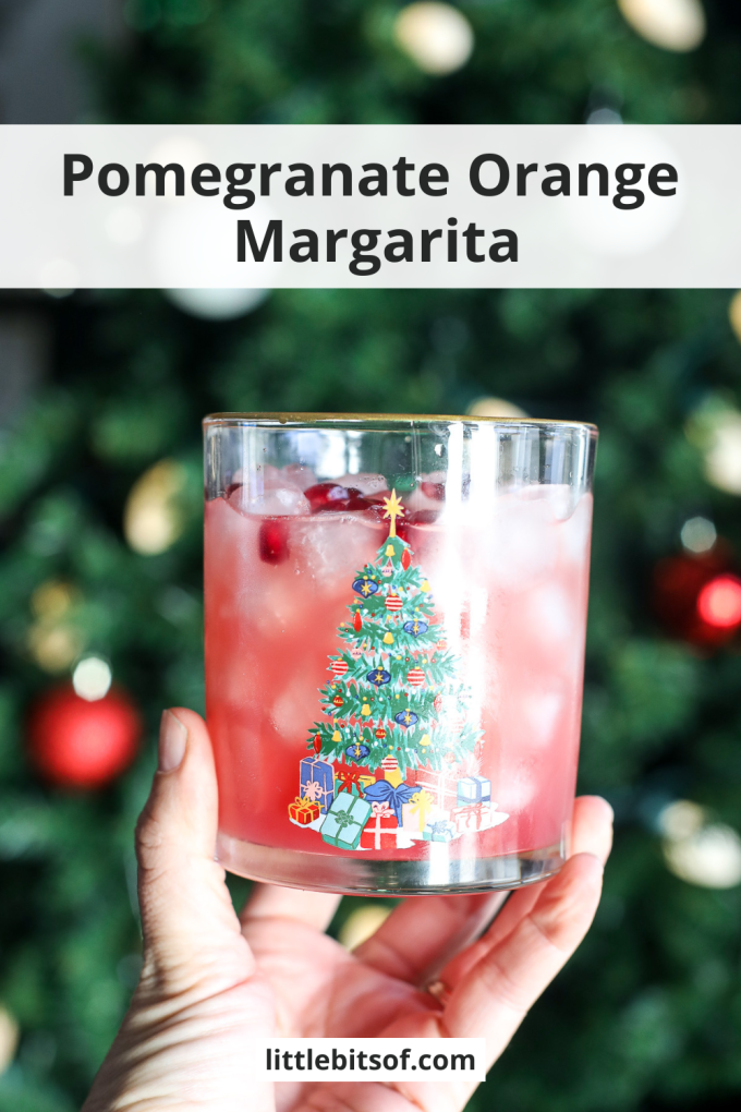 This Pomegranate Orange Margarita is the perfect cocktail for the holiday season!