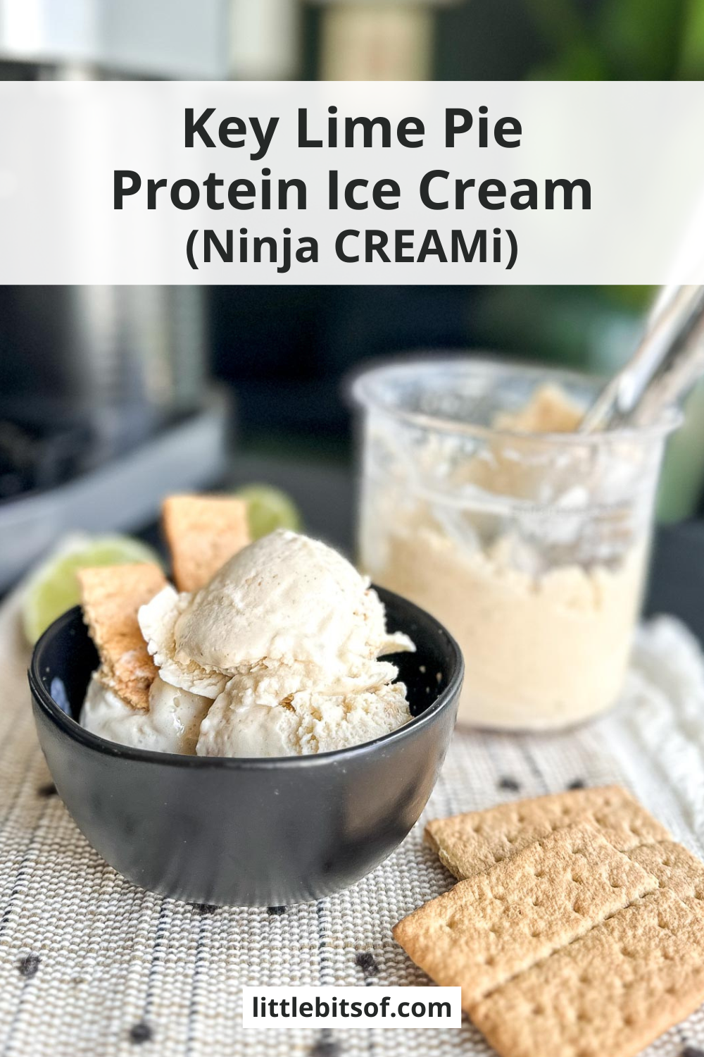 Savor creamy Key Lime Pie Protein Ice Cream made in the Ninja Creami! A guilt-free, protein-packed treat for summer delights.