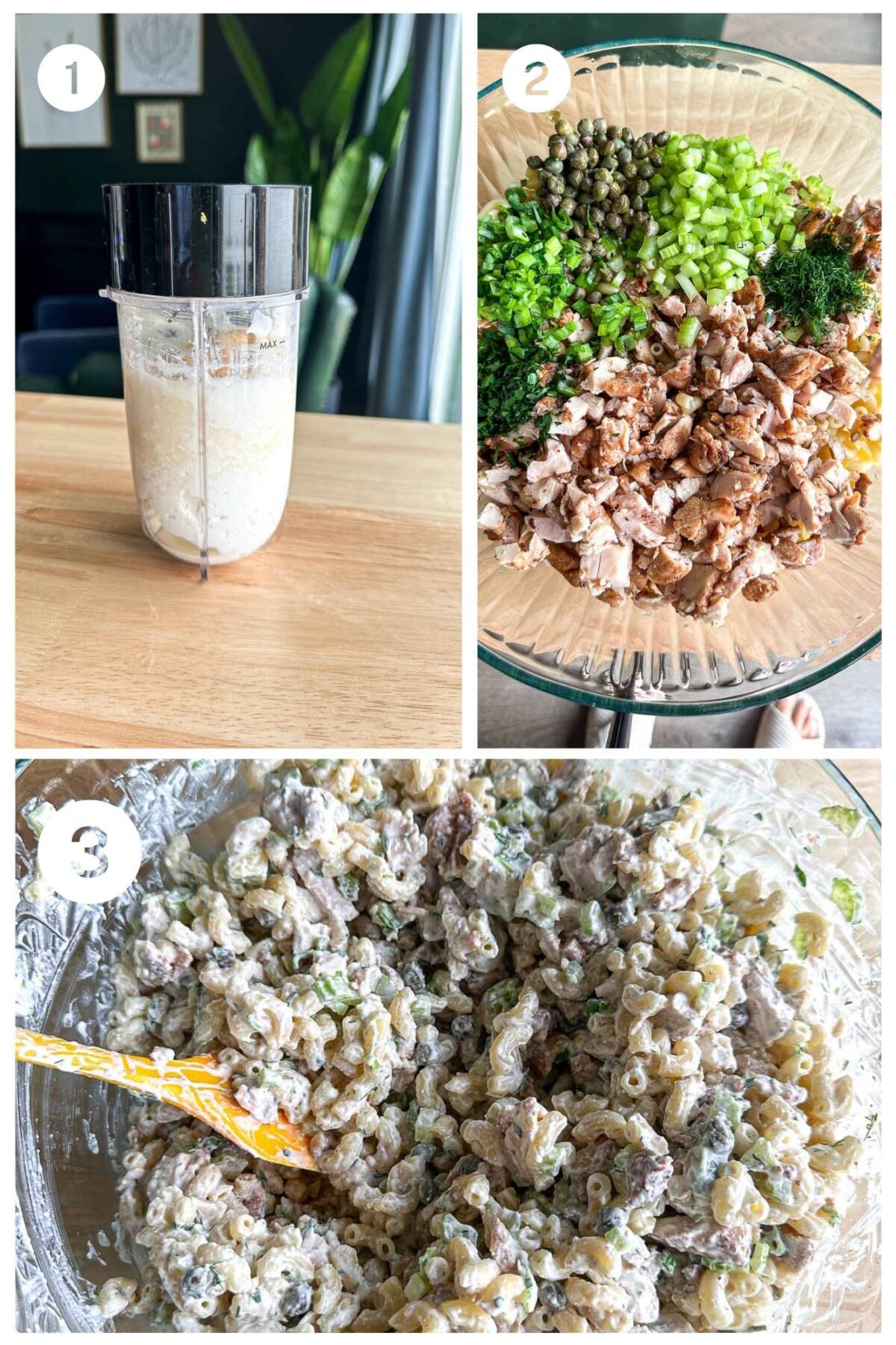 Try our High Protein Lemon Herb Macaroni Salad! Refreshing, nutritious, and perfect for a healthy meal or side dish.