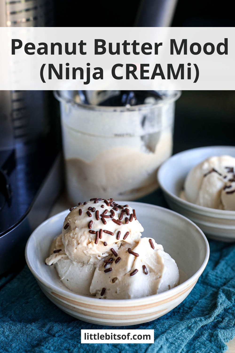 Try our Peanut Butter Mood Frozen Yogurt recipe for the Ninja Creami! A creamy, protein-packed treat to satisfy cravings.
