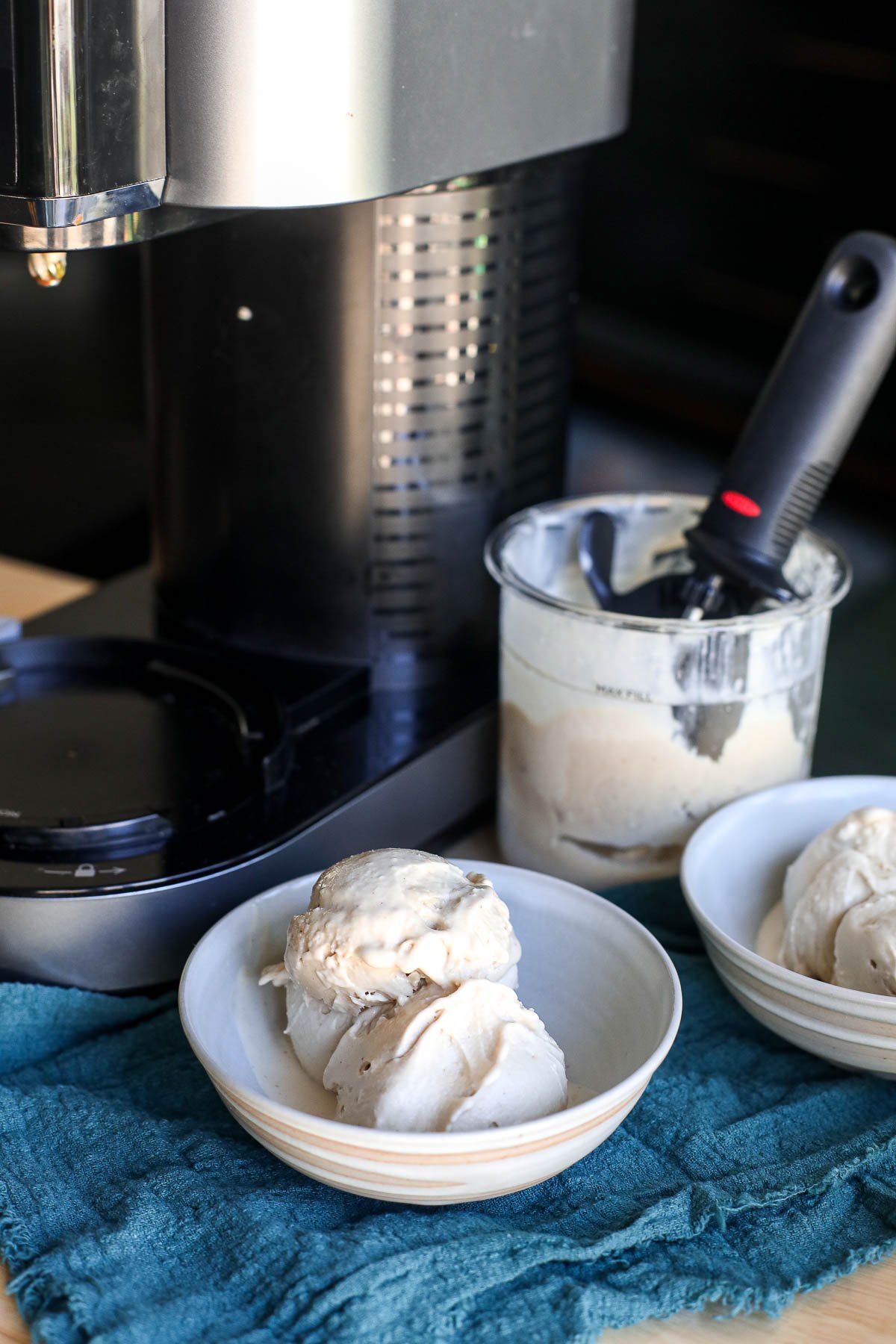 Try our Peanut Butter Mood Frozen Yogurt recipe for the Ninja Creami! A creamy, protein-packed treat to satisfy cravings.