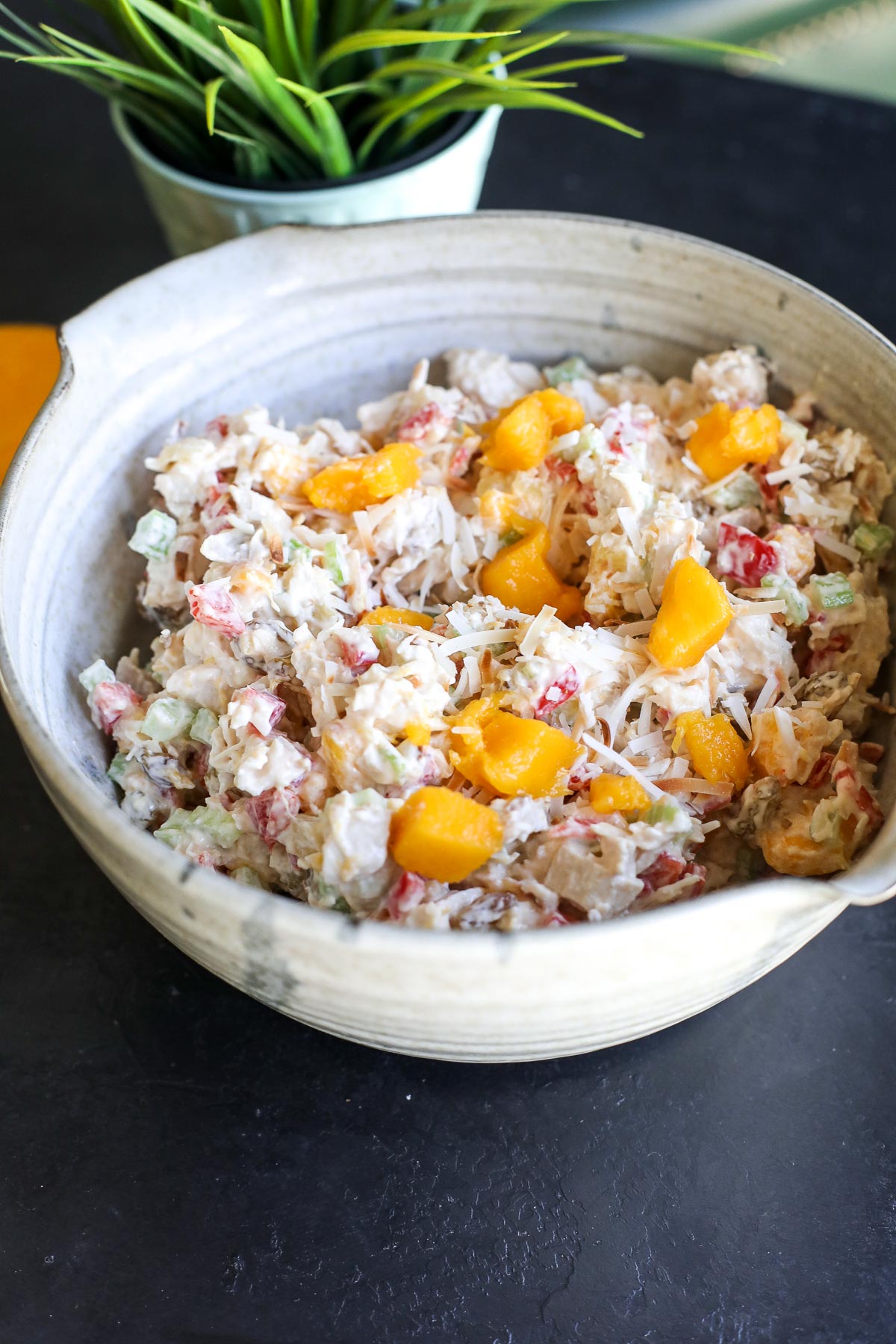 Discover the ultimate Mango Coconut Chicken Salad recipe: fresh, tropical flavors perfect for a healthy and delicious meal!