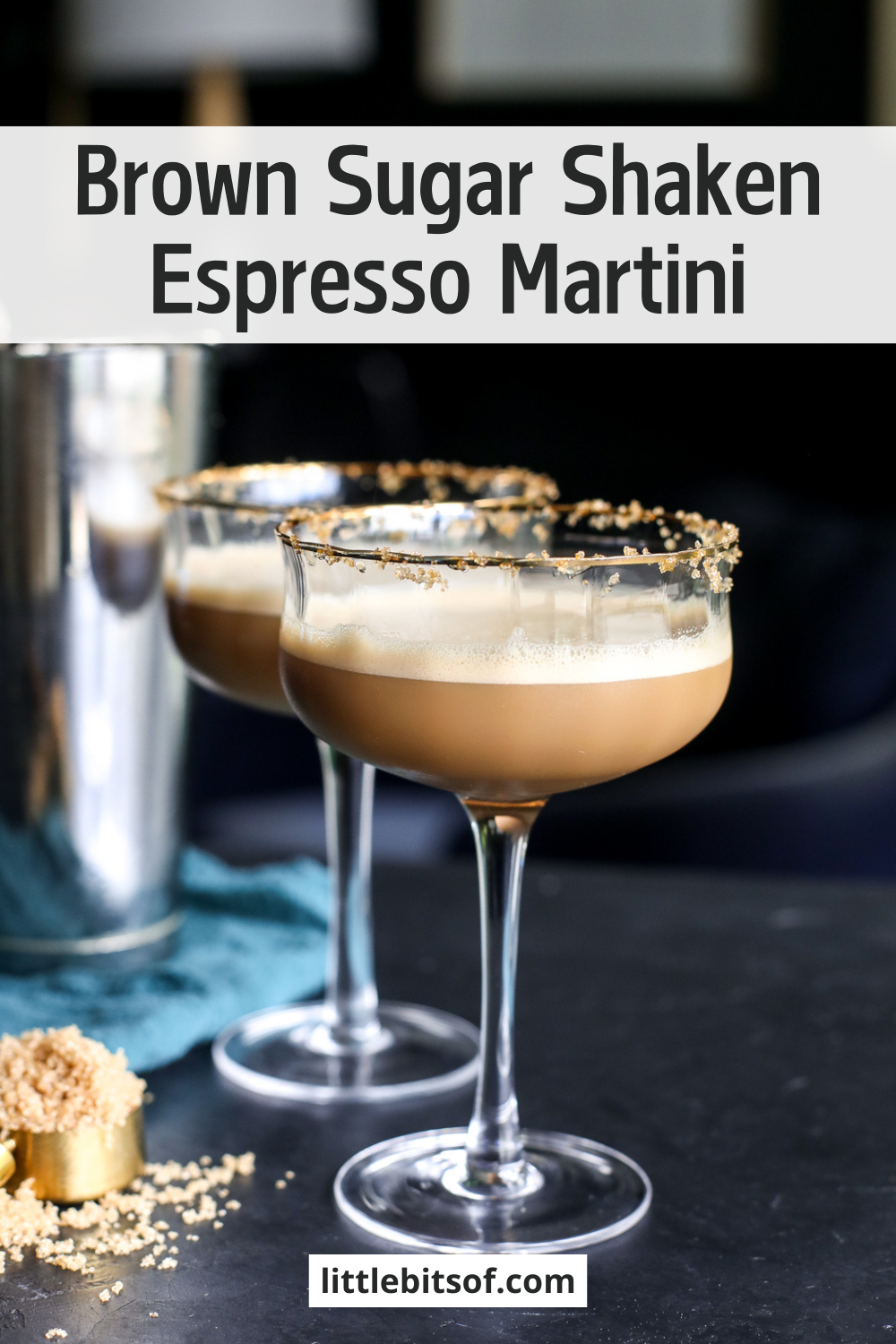 Enjoy a rich and smooth Brown Sugar Shaken Espresso Martini, the perfect blend of espresso, vodka, and brown sugar!