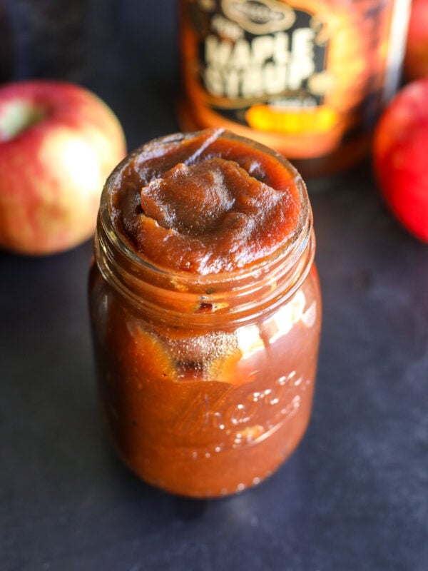 Discover a cozy fall recipe with our Maple Apple Butter! A sweet, spreadable treat perfect for toast, pancakes, and more.