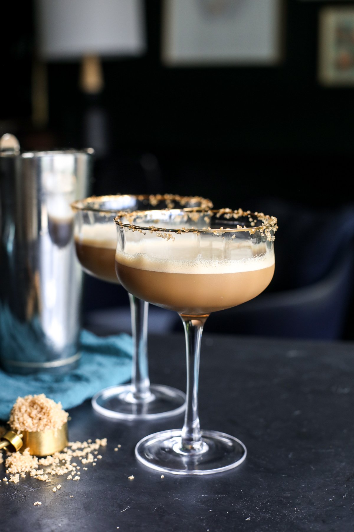 Enjoy a rich and smooth Brown Sugar Shaken Espresso Martini, the perfect blend of espresso, vodka, and brown sugar!