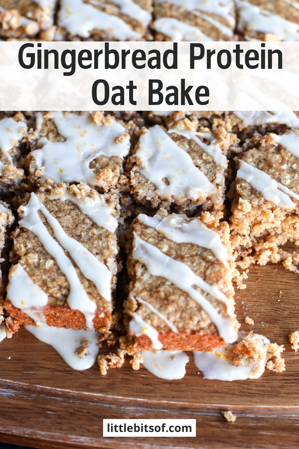 Decadent Gingerbread Protein Oat Bake: Fuel your day with a guilt-free treat. Packed with protein, fiber, and holiday flavor.