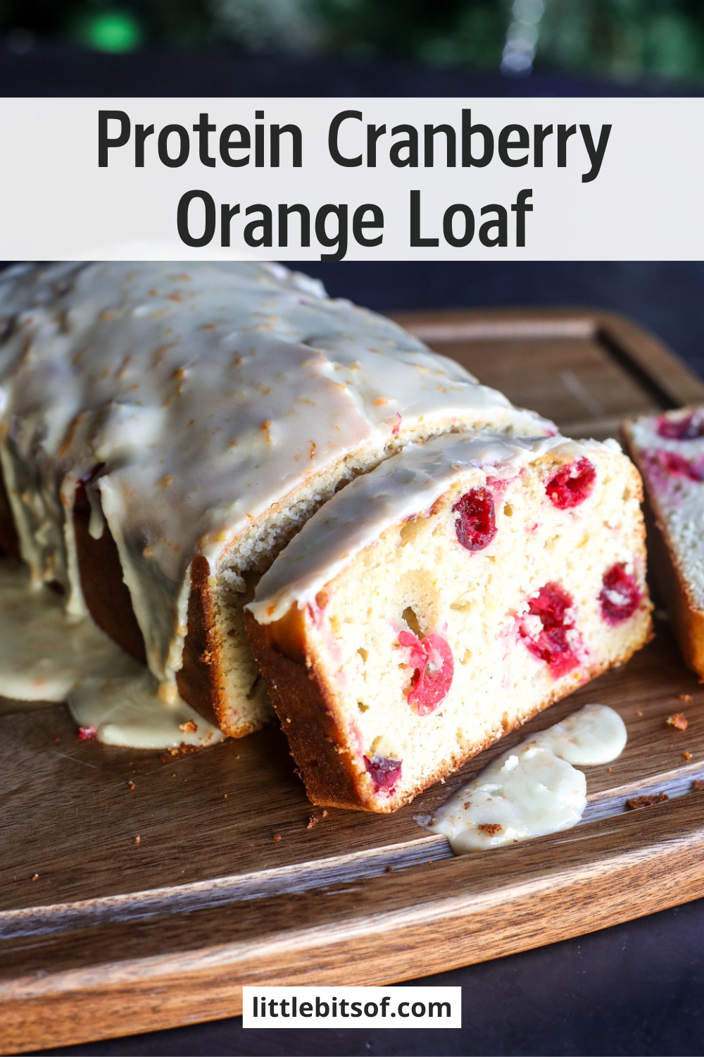 A healthy and delicious treat! This Protein Cranberry Orange Loaf is packed with flavor and nutrients, perfect for breakfast or a snack.