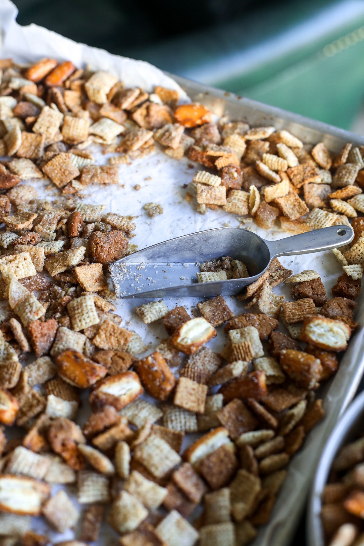 Crunchy, sweet, and spicy! This festive Gingerbread Chex Mix is the perfect holiday snack. Easy to make and even easier to eat.