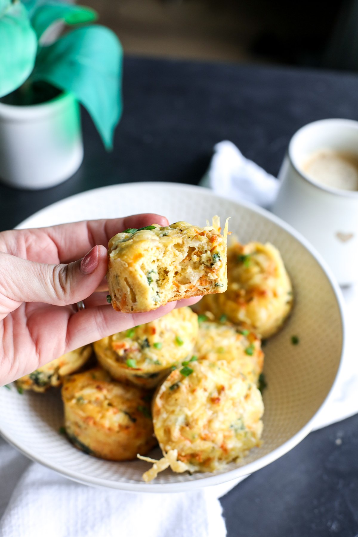 Fuel your day with these delicious High Protein Sweet Potato & Chicken Sausage Egg Bites. Easy to make & perfect for busy mornings. Healthy & satisfying!