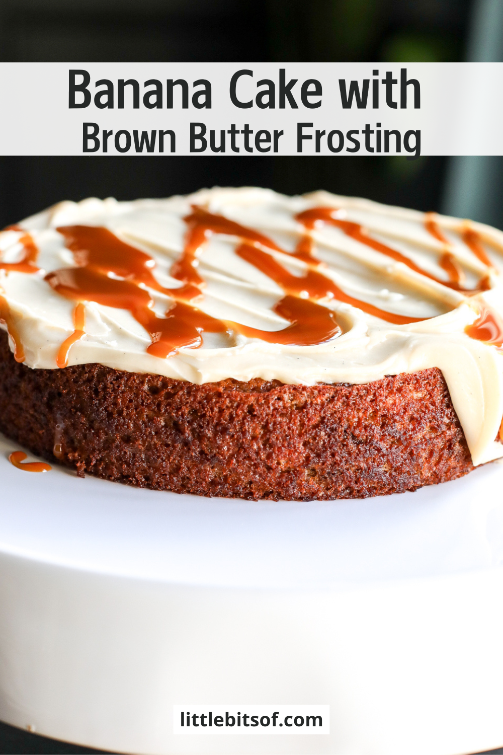 Delicious Banana Cake with Brown Butter Frosting: Moist, flavorful banana cake with rich, nutty brown butter frosting. 