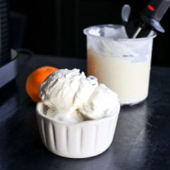 Craving creamy citrus? Make Orange Chocolate Chip Frozen Yogurt in your Ninja Creami! Easy, healthy, & bursting with flavor.