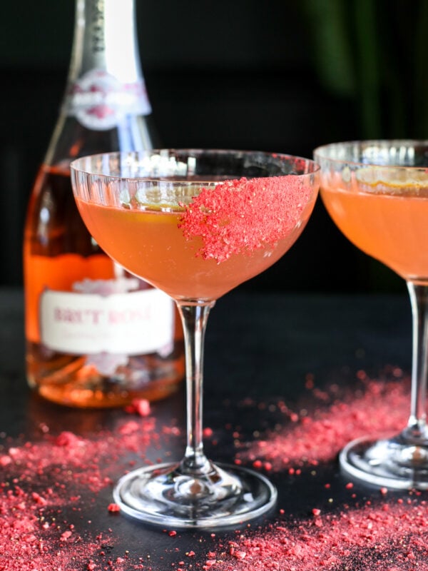 Enjoy a Rosé Lemon Drop—bright, citrusy, and perfectly balanced with rosé for a refreshing, elegant twist on the classic cocktail!