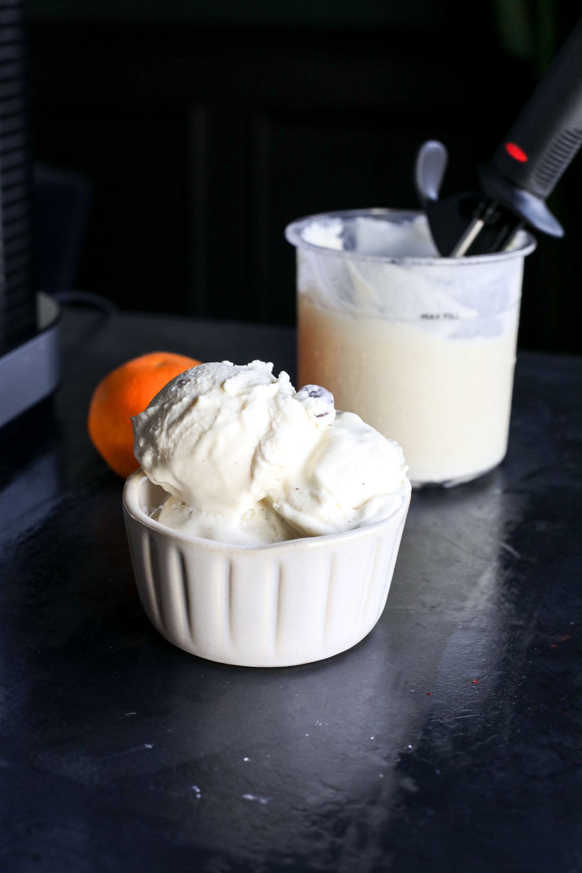 Craving creamy citrus? Make Orange Chocolate Chip Frozen Yogurt in your Ninja Creami! Easy, healthy, & bursting with flavor.