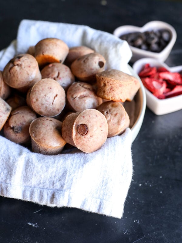 Strawberry Chocolate Chip Protein Muffins Recipe: Delicious, high-protein, & easy to make. Perfect for breakfast or snacks!