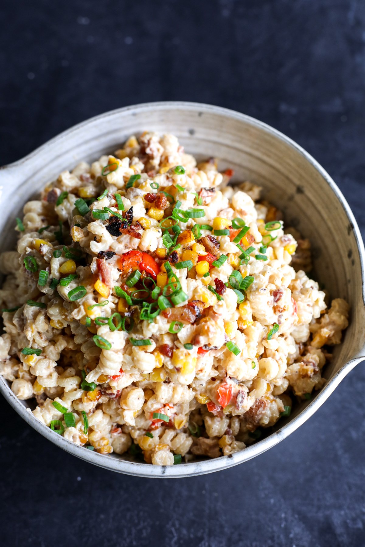 Corn & Bacon Pasta Recipe: Creamy, cheesy, & quick! Perfect weeknight meal. Easy to make, family-friendly comfort food.
