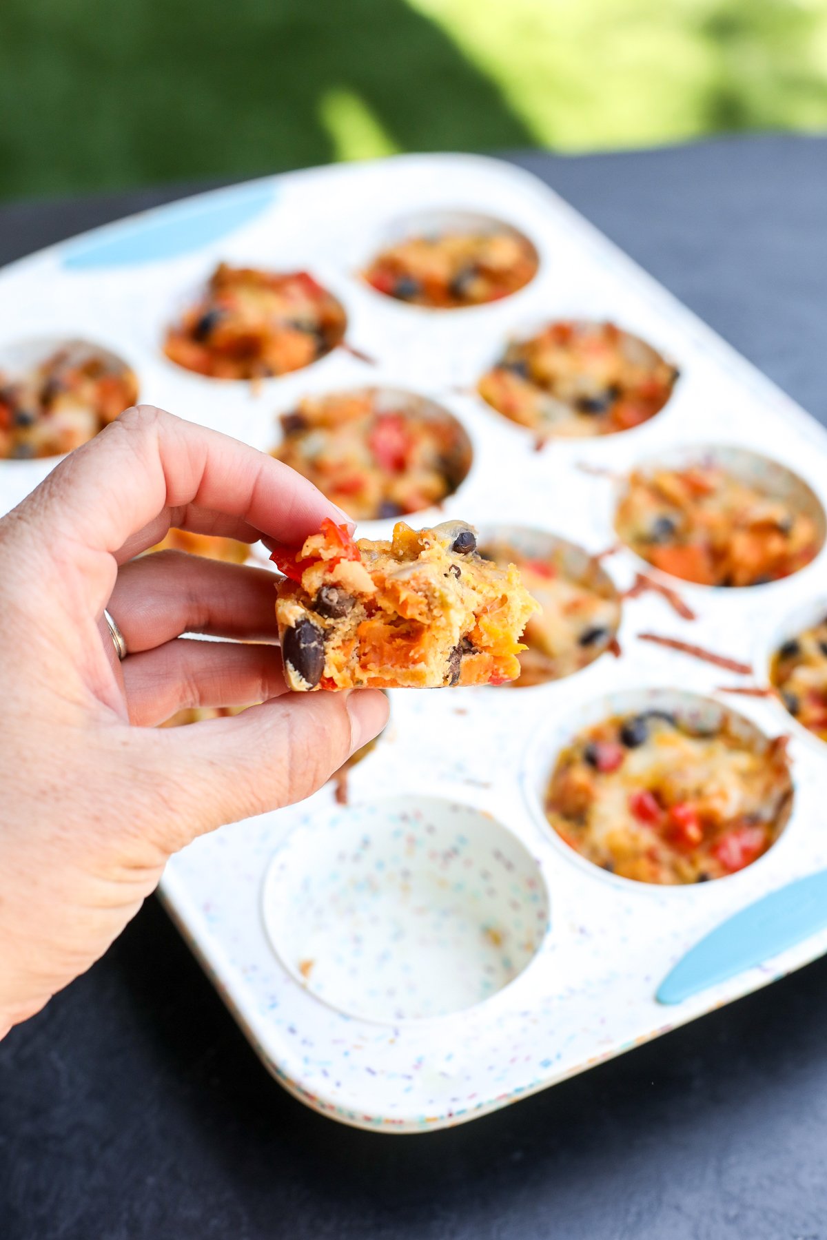 Start your day right with Sweet Potato & Black Bean Breakfast Bites! Easy, wholesome, and packed with flavor for a grab-and-go meal.