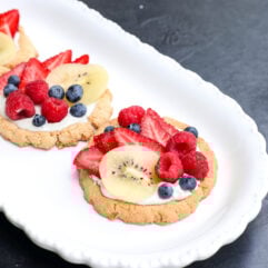 A simple, gluten-free Coconut Cream Fruit Tart with a crispy almond flour crust and a silky, dairy-free coconut cream filling.