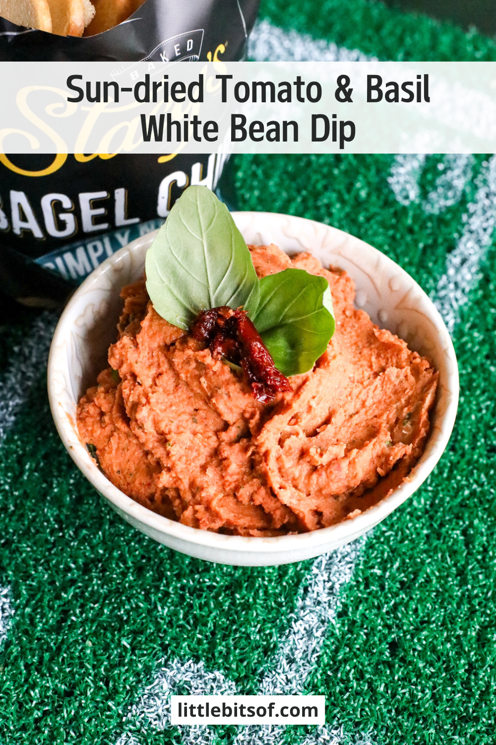 This creamy, flavorful dip is a fantastic, healthy alternative to heavier party spreads. It's packed with fiber from the beans and bold, sun-ripened flavor from the tomatoes and fresh basil.