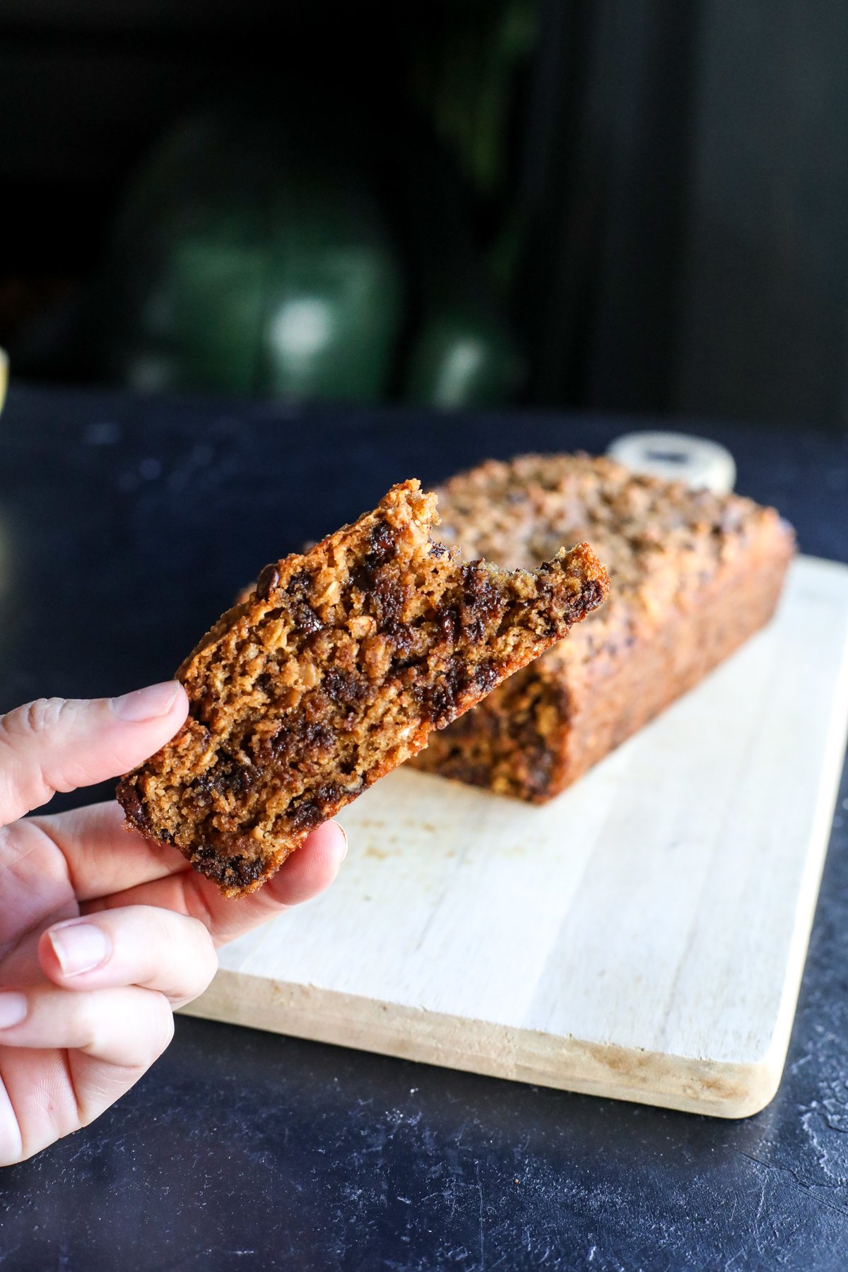This simple recipe creates a wonderfully moist and tender loaf with all the cozy flavors of fall. The combination of quick oats and almond flour gives it a hearty texture, while the pumpkin and coconut sugar keep it soft and perfectly sweet.