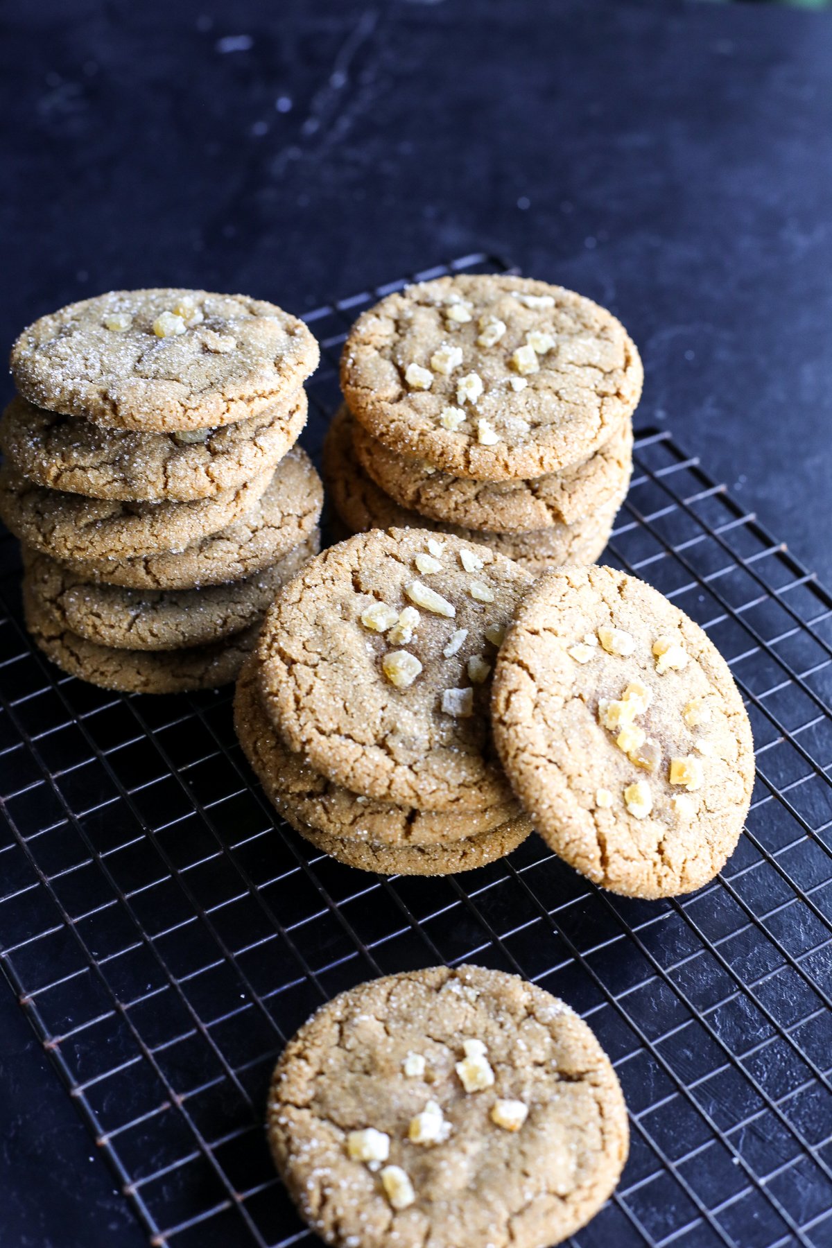 Spice up your cookie jar! These Ginger Molasses Cookies are chewy and sweet with a triple dose of ginger, oil, and warming spices.