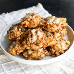 Upgrade your meal prep with these savory Bacon Gruyère bites. Crispy, cheesy, and naturally gluten-free!