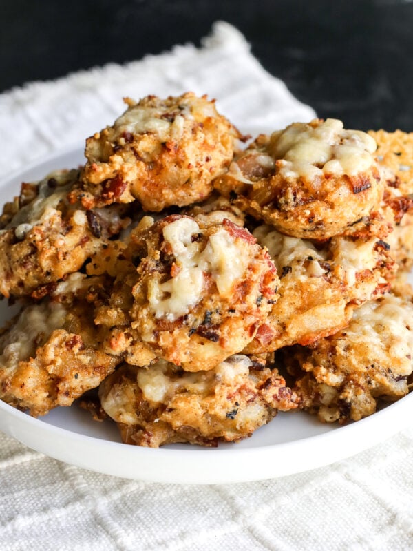 Upgrade your meal prep with these savory Bacon Gruyรจre bites. Crispy, cheesy, and naturally gluten-free!